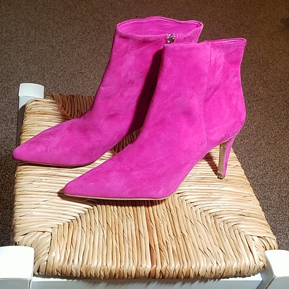 Hot Pink Sam Edelson booties